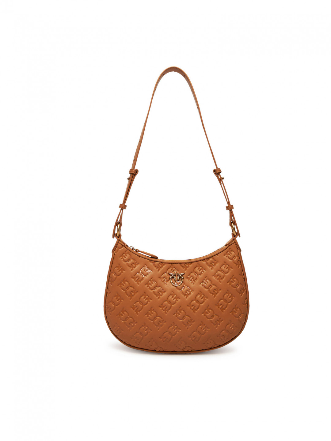 PINKO Kabelka Half Moon Mini Fl PE 25 PLTT 102790 A1YB Hnědá